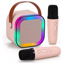 Caixa de Som Portátil com 2 Microfone