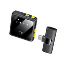 Microfone de Lapela 2 em 1