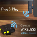 Microfone de Lapela 2 em 1