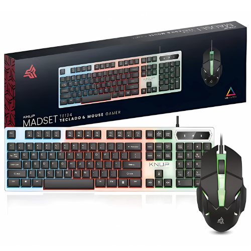 Teclado e Mouse Gamer KNUP TE124