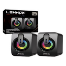 Caixa De Som Lehmox Pc Gt-s1 Rgb Gamer Ley-1917