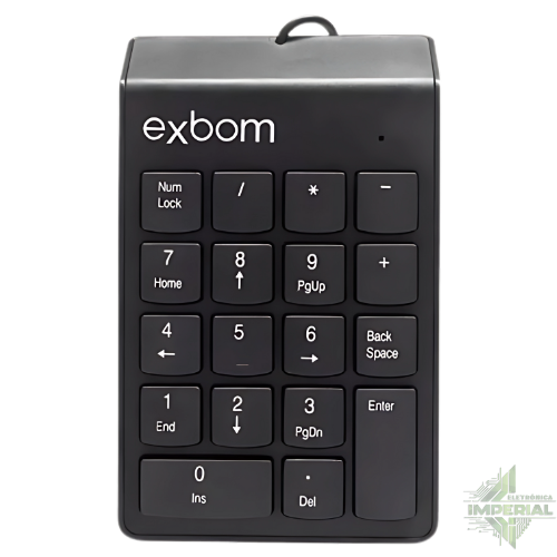 Teclado Numérico Exbom