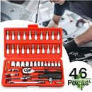 Kit Ferramentas Maleta Completa Chave Catraca Bits Sockets