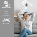 Luminaria com ventilador de teto OASIS