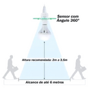 Sensor Infravermelho Soquete Lâmpada E27 Bivolt Motion 360°