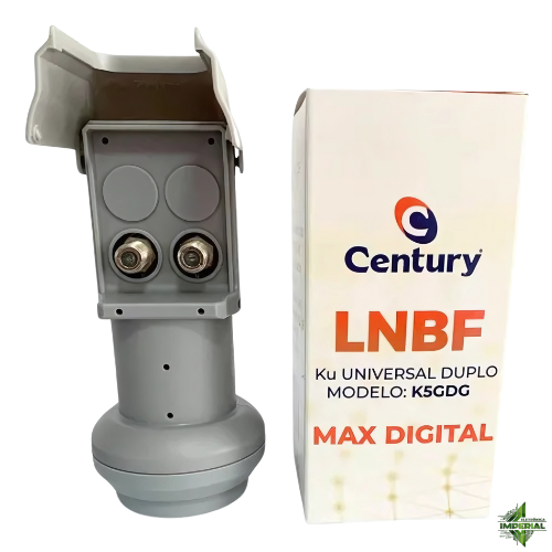 Lnbf Duplo Universal Banda Ku Century Max Digital