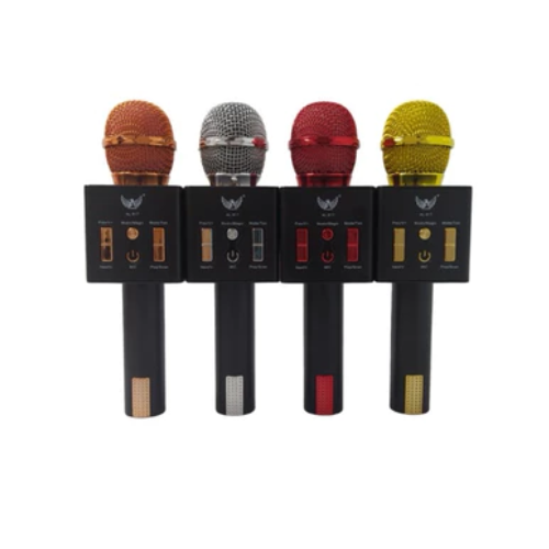 Microfone Com caixa de som KARAOKE