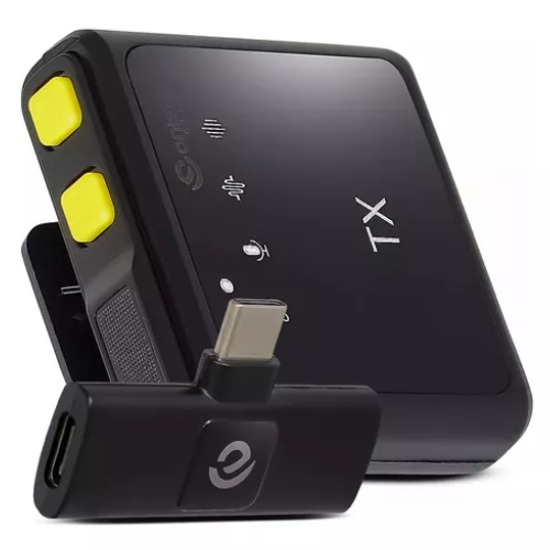 Microfone de Lapela 2 em 1