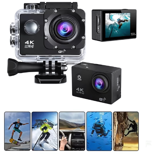 Câmera 4K Sport ultra HD a prova de agua Wi-fi