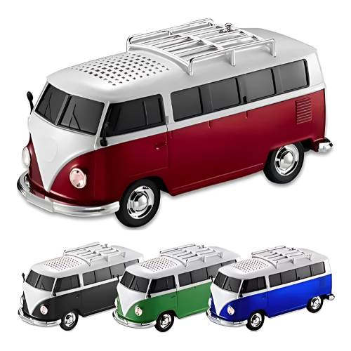 Caixa de Som em Formato de Kombi