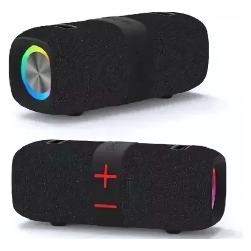 Caixa De Som 5.2 Bluetooth portátil com led