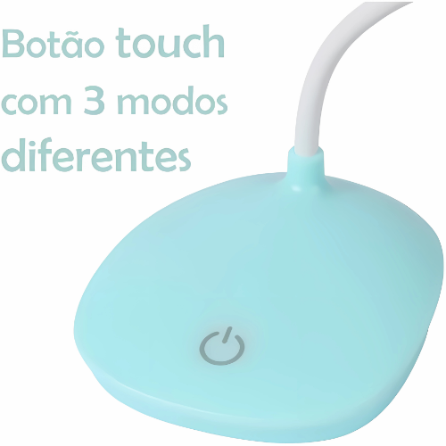 Luminária de Mesa Articulada KA-T1709 cor rosa