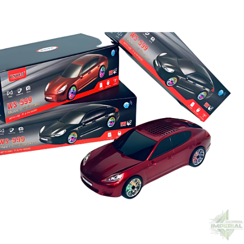 Caixa de Som em Formato de porche WS-599