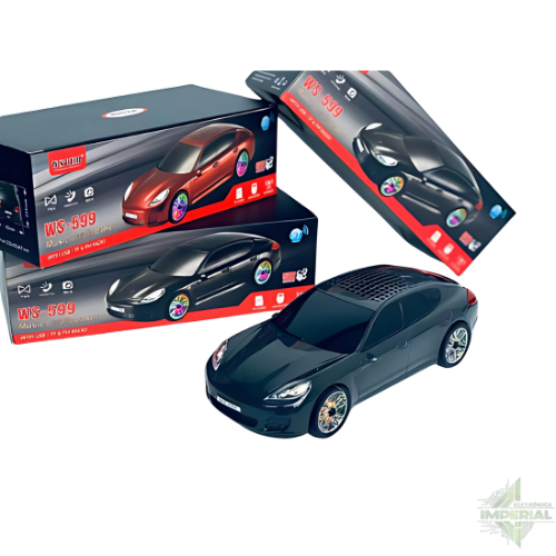 Caixa de Som em Formato de porche WS-599