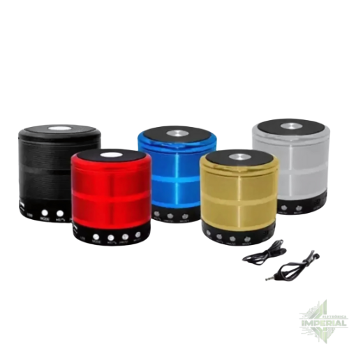 Mini Caixa de Som Speaker Ws-887