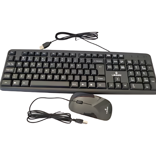 Teclado e Mouse  Lehmx LEY-214 com fio