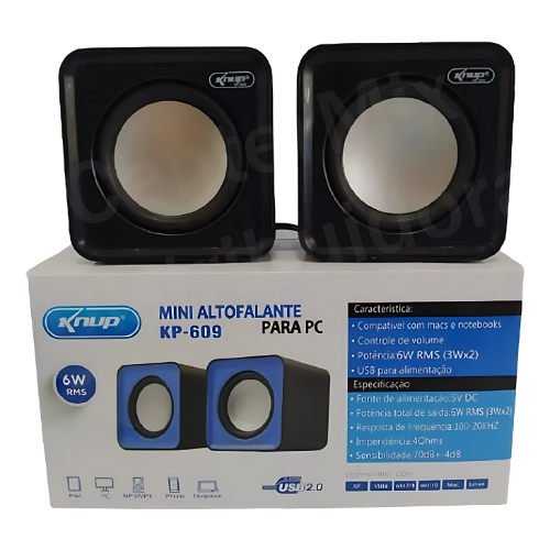 Mini Alto Falante Computador Caixa De Som Para Pc Notebook KP-609