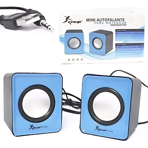 Mini Alto Falante Computador Caixa De Som Para Pc Notebook KP-609