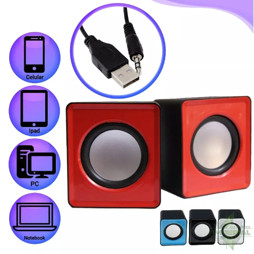 Mini Alto Falante Computador Caixa De Som Para Pc Notebook KP-609