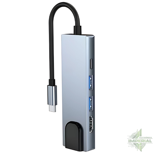 Hub Tipo C 5 em 1