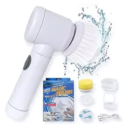 Escova Eletrônica de limpeza Magic Brush 5 in 1