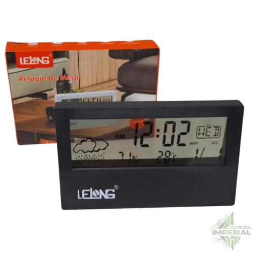 Relógio de Mesa Lelong LE-8135