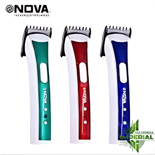 Barbeador e Aparador nhc-3780 Portátil Máquina de cortar cabelo 110v -220v Recarregável 4.8