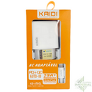 Carregador Lightning 20Wmax KAID KD-670 CL