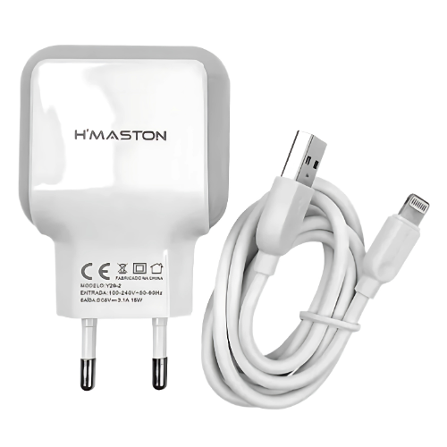 Carregador Turbo 4.1A Lightning (IOS) Y29-2 H'MASTON