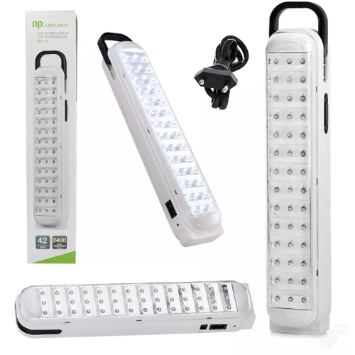 Luz de Emergência 6w 2000Mah 42 Ledes