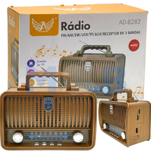Radio e caixa de som Altomex AD-8282