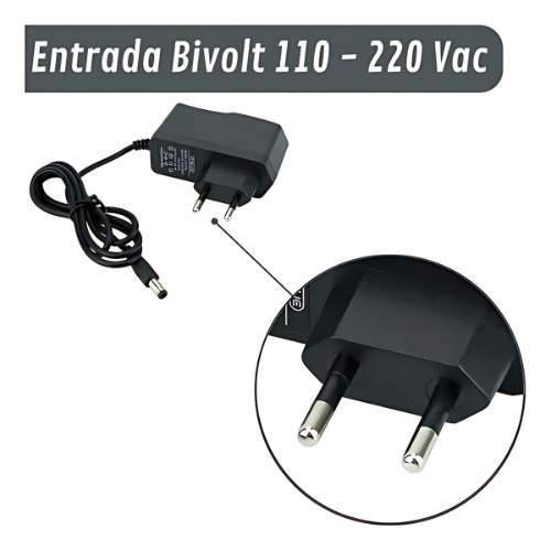 Fonte De Alimentação 5v 2a Bivolt 110/220v P4 Estabilizada