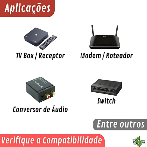 Fonte De Alimentação 5v 2a Bivolt 110/220v P4 Estabilizada