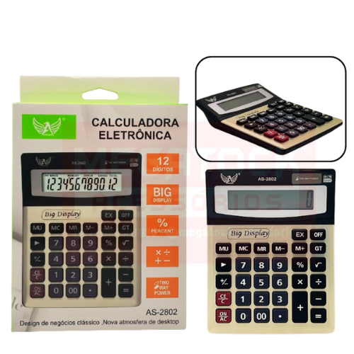 Calculadora Eltrônica 12 DÍGITOS