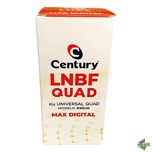 Lnbf Century Quadruplo Banda Ku Universal Uhd 4k P/ 4 Pontos