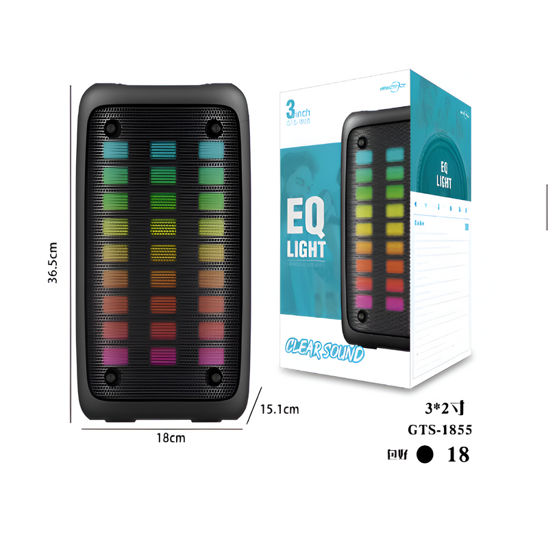 Caixa de som EQ Light 3 inch